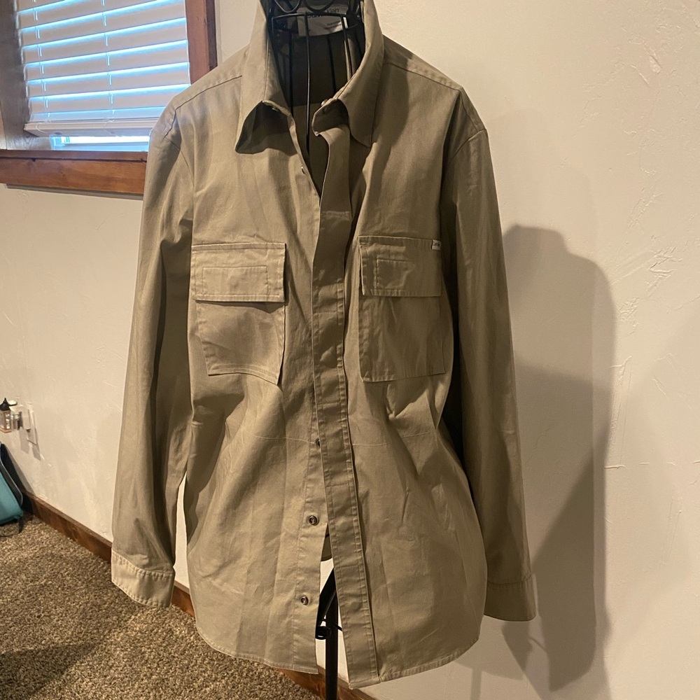 Calvin Klein Tan button up